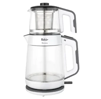 Elektrik çaydan Fakir BESTEA GLASS White Grey (8682511901483)