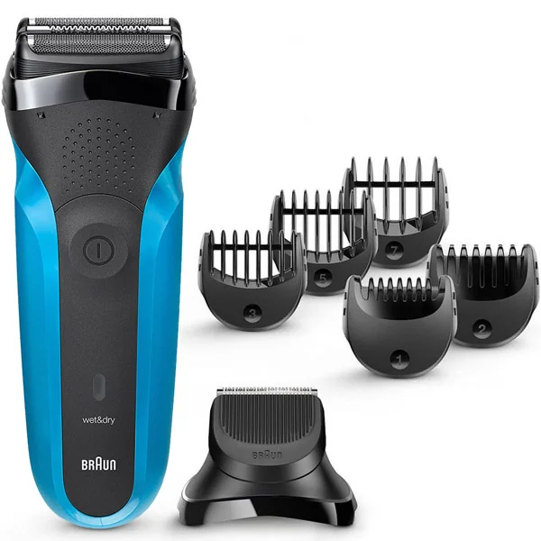 Elektrik üzqırxan BRAUN SHAVER 310BT BLK/BLU BOX EURO
