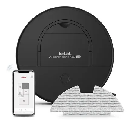 Robot Tozsoran TEFAL RG9075 X-Plorer Seriya 130 Mop Funksiyalı - Ev Heyvanı Dostu (2211401083)