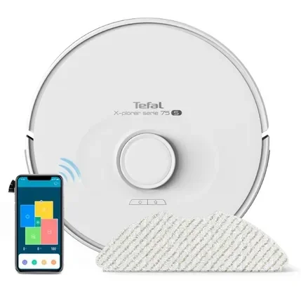 Robot Tozsoran Tefal RG8577 X-Plorer Seriya 75 S Max Mop Funksiyalı - Ev Heyvanı Dostu (2211401092)